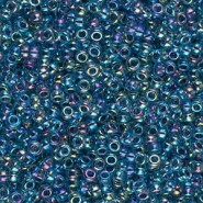 Miyuki seed beads 11/0 - Blue lined aqua ab 11-339